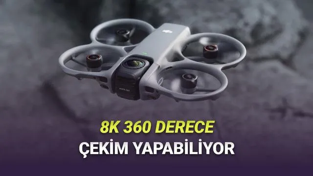 DJI Avata 360: 8K 60 FPS 360 Derece Video Kaydetme