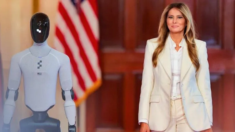 Melania Trump, Beyaz Sarayda İnsan Benzeri Robot Tanıtıyor: AInin Eğitimi ve Kariyerlerdeki Rolünü Vurguluyor