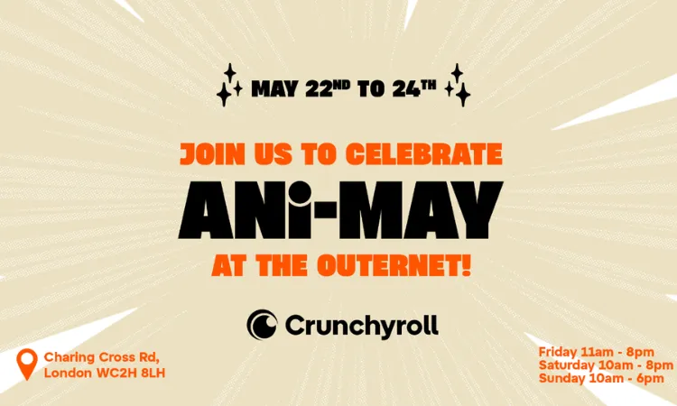 Crunchyroll, AniMay Etkinliğiyle Londra'ya Geliyor
