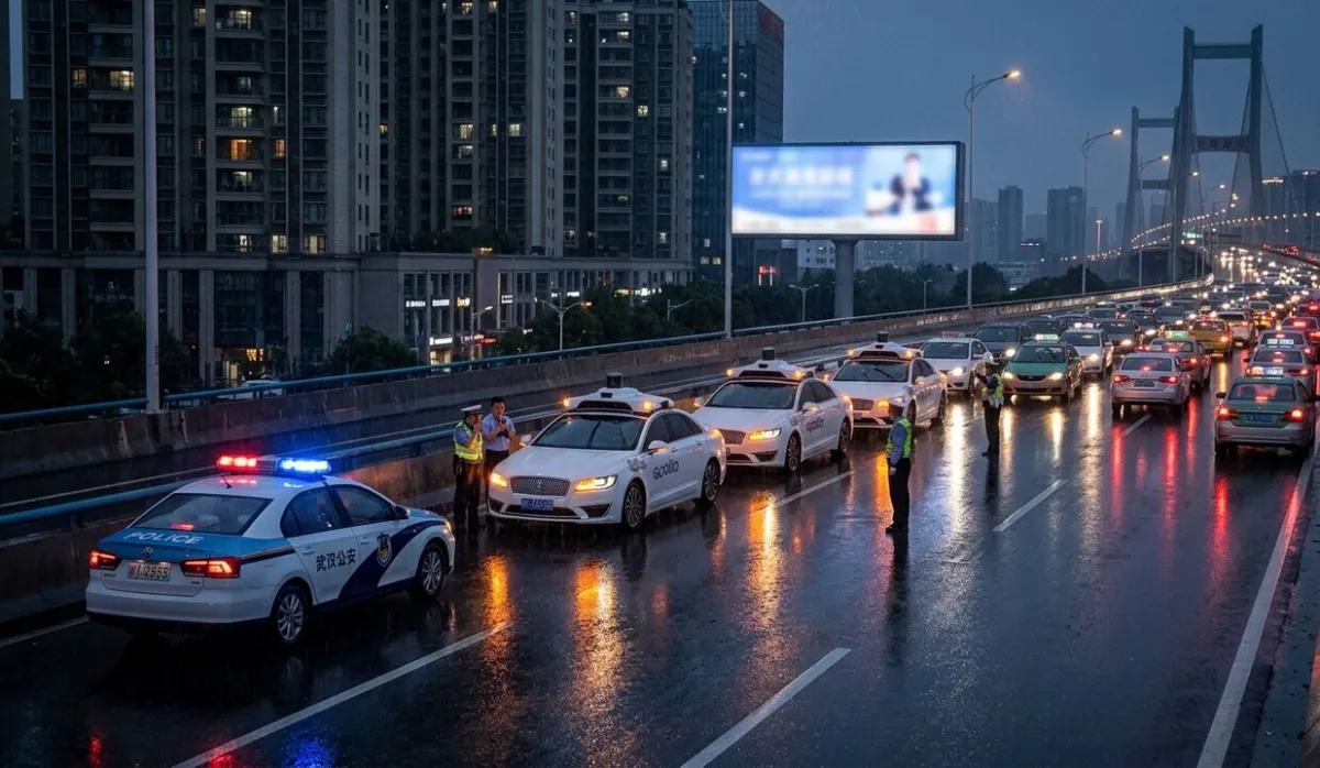 Vuhan’da Baidu’nun Sürücüsüz Taksi Filosu Kilitlendi: Polis "Sistem Arızası" Dedi